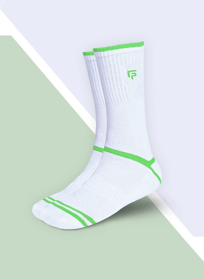 FOOTPRINTS Unisex Sports Socks - Bamboo Calf Length - Image 1